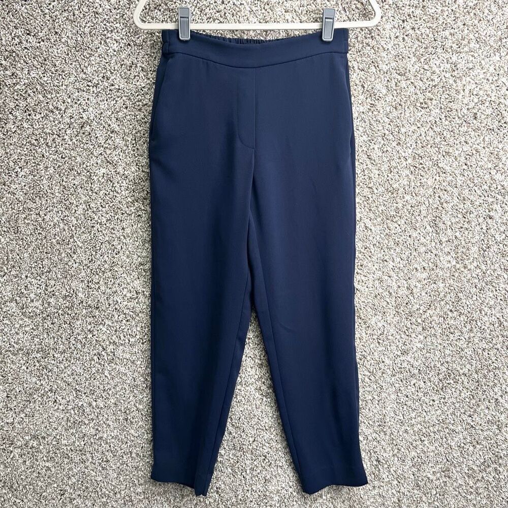 J. Crew Factory Pants Women’s 4 Blue Jamie Pull On Dress Pant